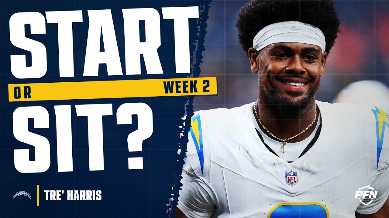 Week 2 Tre' Harris fantasy start/sit 2026
