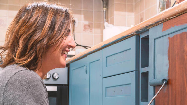 The secret to painting kitchen cabinets without sanding