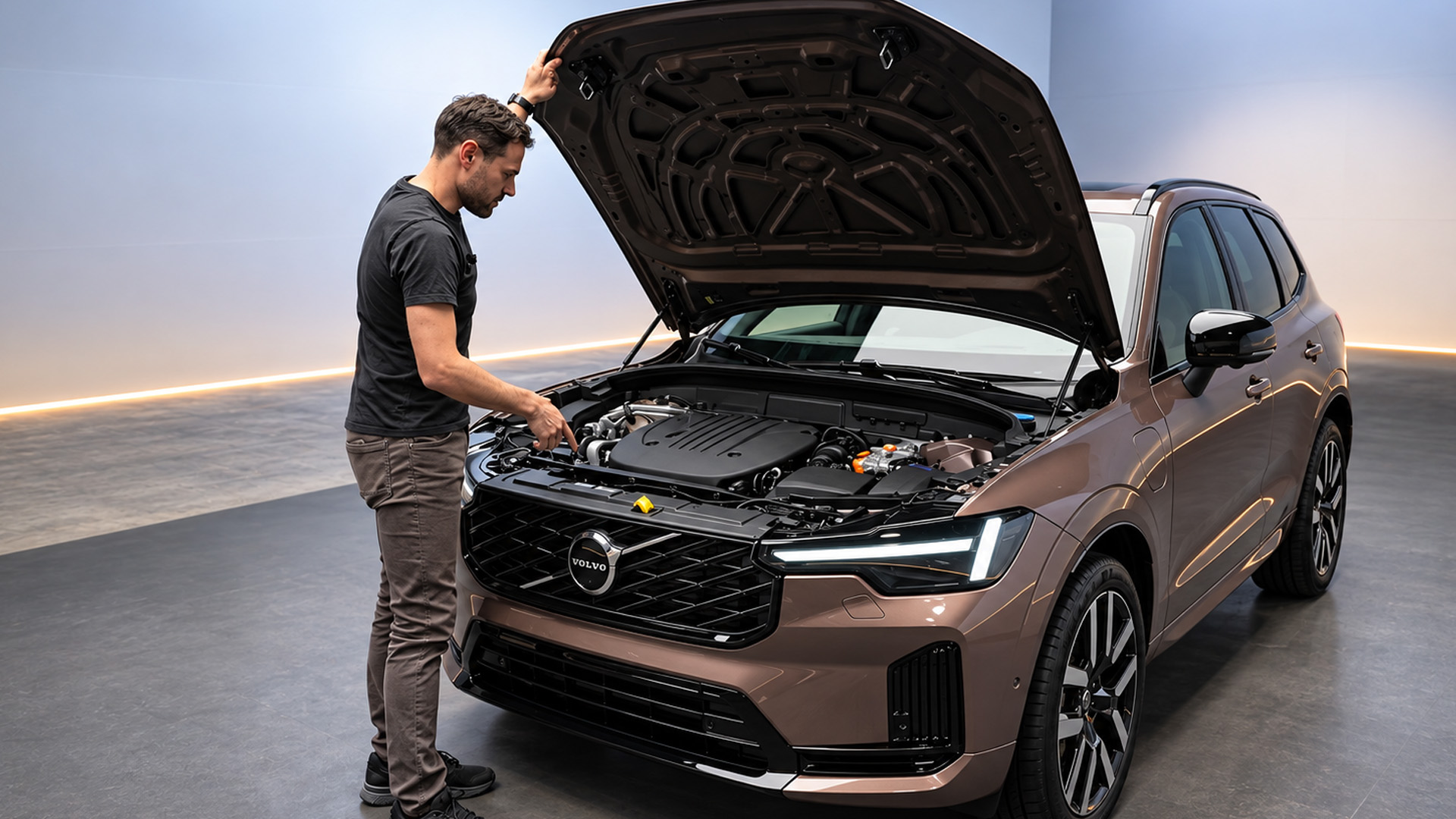 Volvo XC60 T8 engine bay reveals key details of its plug-in hybrid system