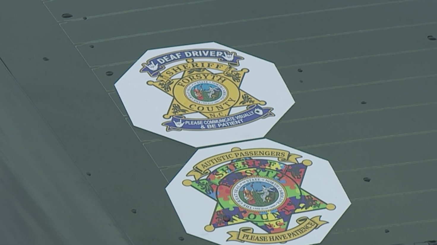Forsyth County Sheriff's Office launches CARE sticker program
