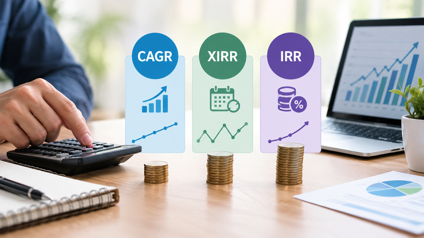 Explained: When should mutual fund investors use CAGR, XIRR or IRR to ...