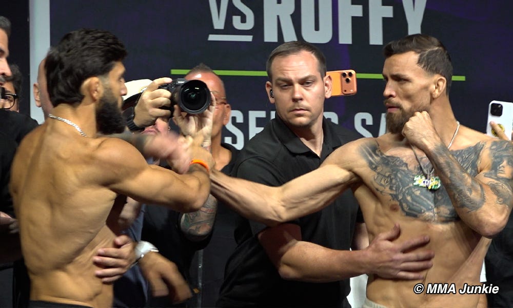 Video: UFC 331 full card final faceoffs with Tsarukyan vs. Ruffy ...