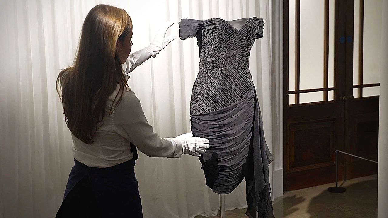 Diana's iconic 'revenge dress' goes to auction - expected to fetch $300,000