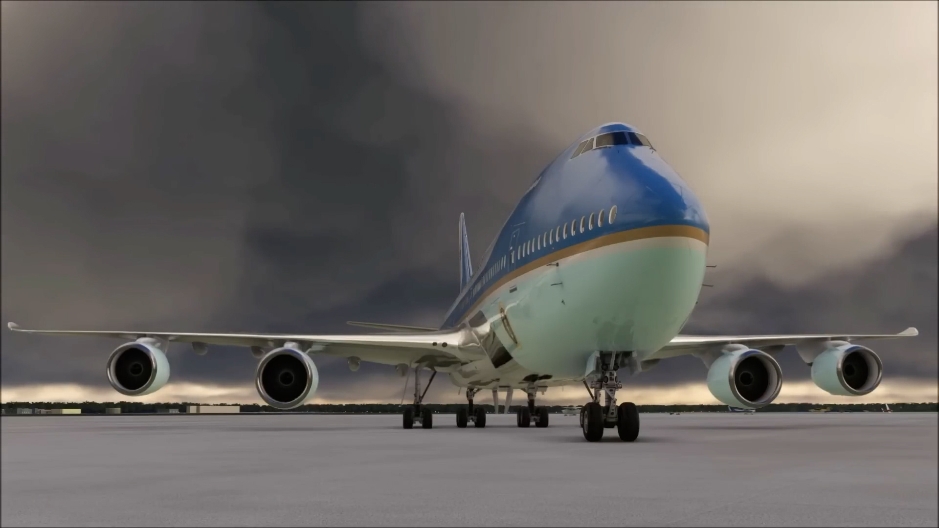Air Force One full flight with ATC in Microsoft Flight Simulator (VATSIM)