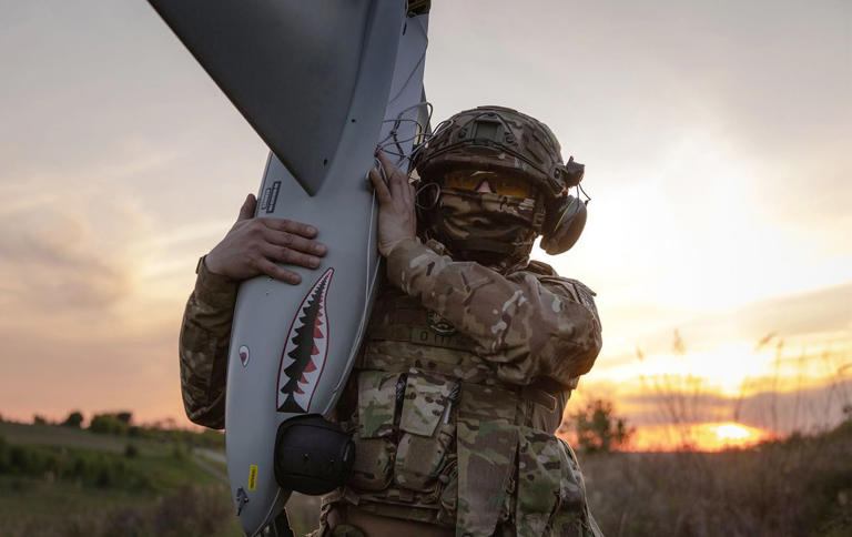 Photo: First images have emerged showing Ukrainian interceptors shooting down Shahed drones (facebook.com/SecurSerUkraine)