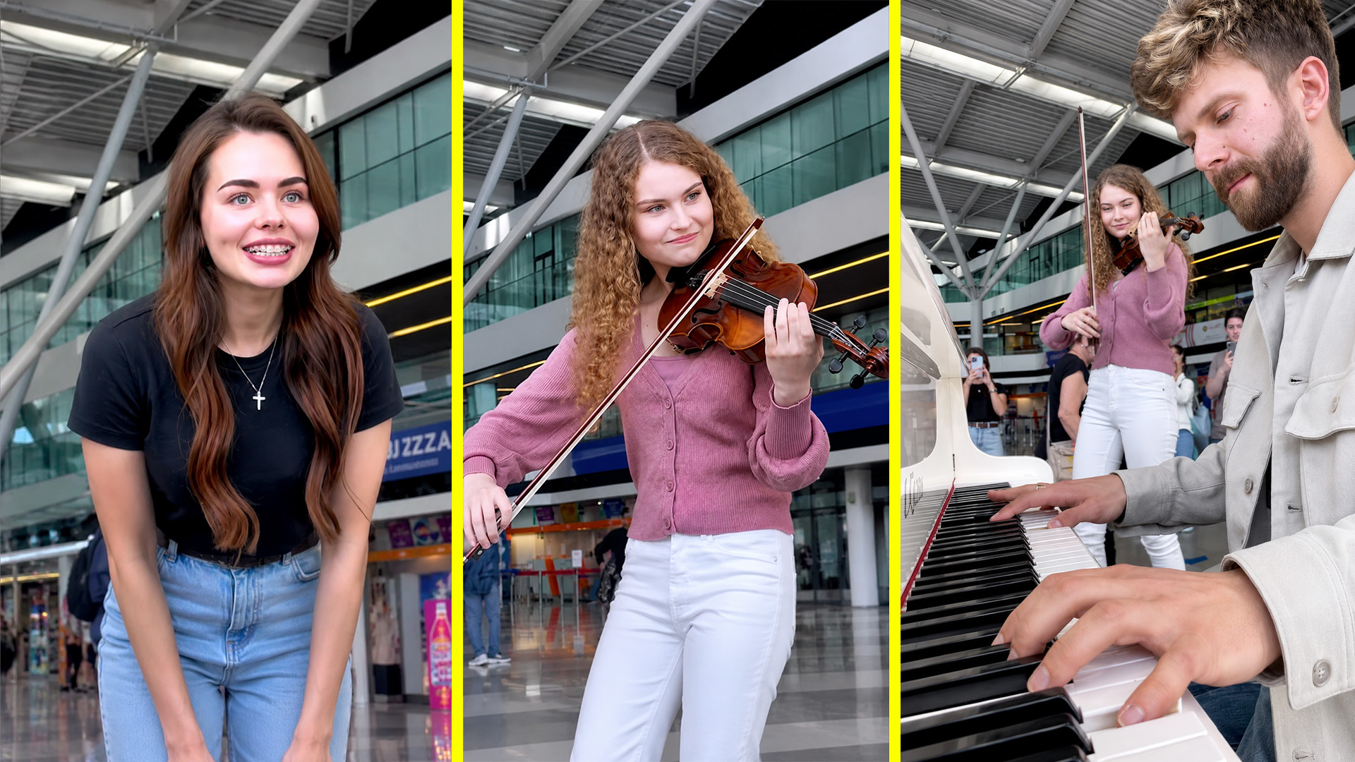 From solo piano to an unexpected violin performance