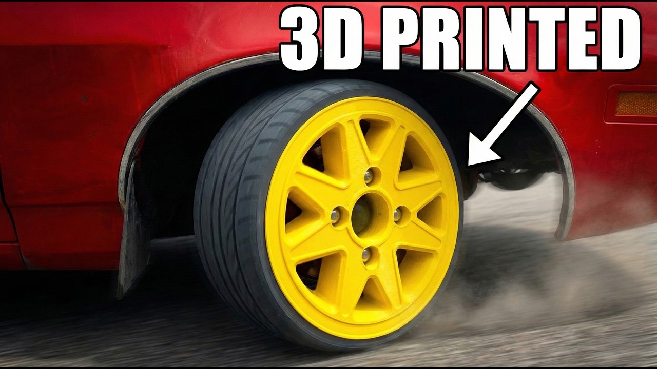 I drove on 3D printed wheels! 🚗💨