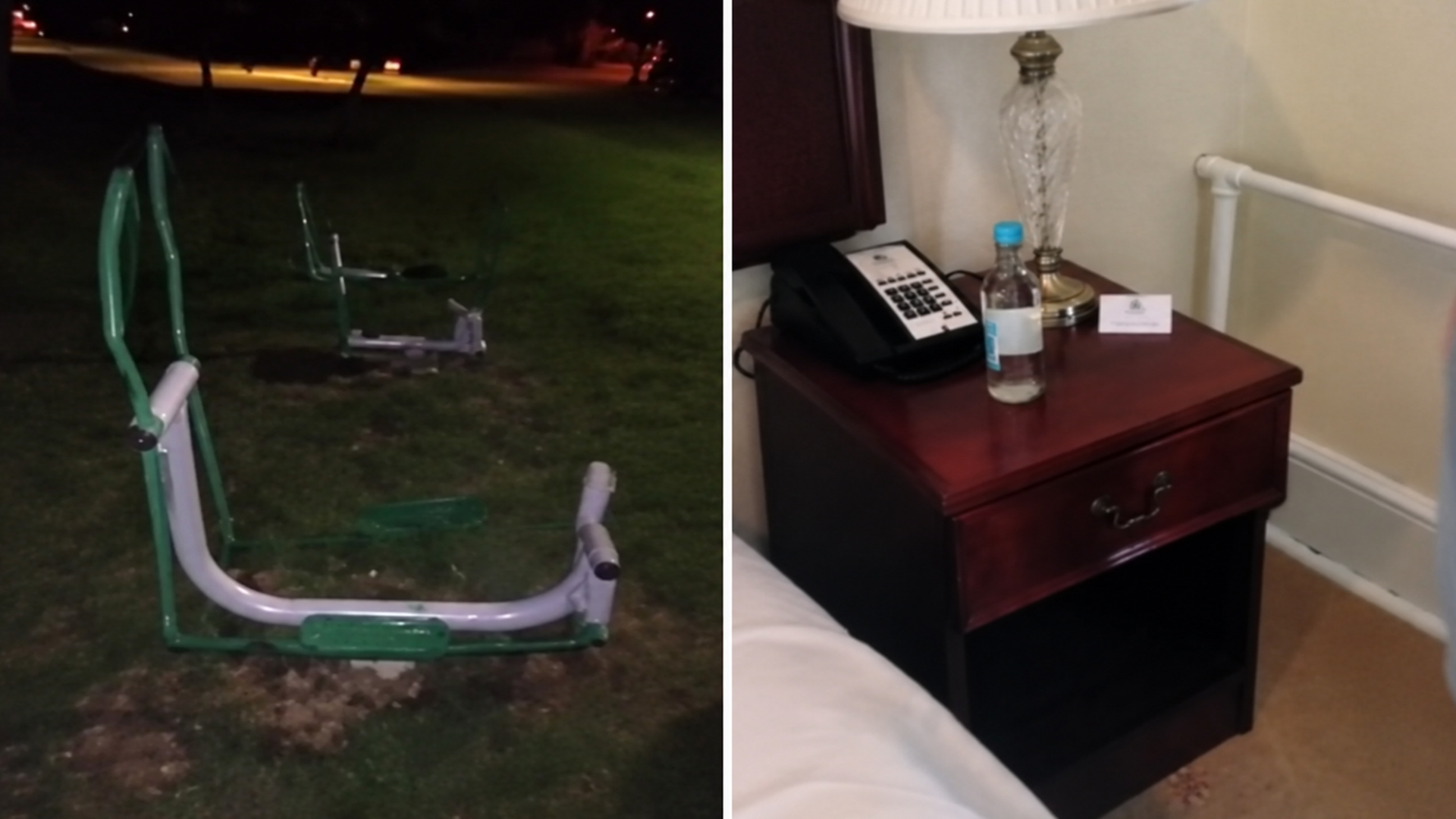 Objects moving entirely on their own on camera