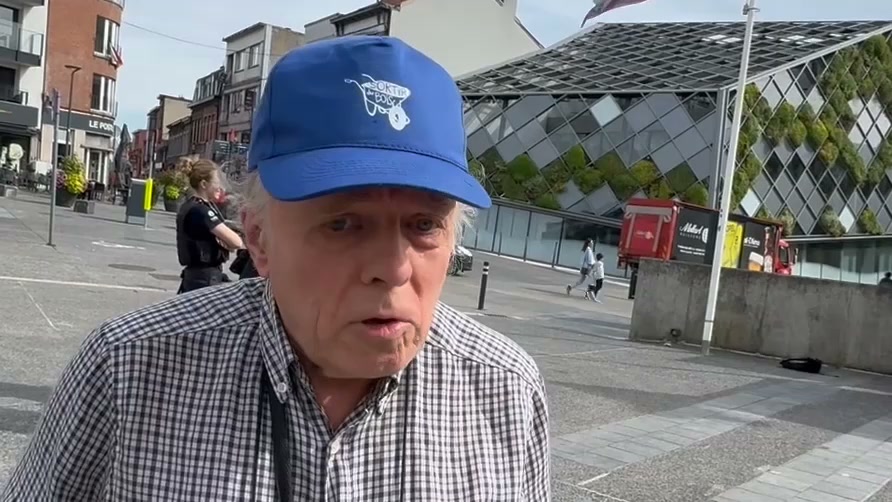 Action contre l'énergie nucléaire à Herstal : interview de Philippe Looze