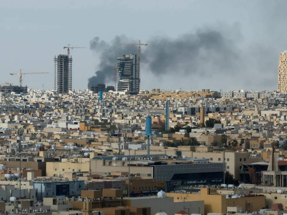 Smoke visible near Riyadh airport after Saudi Arabia issues all-clear