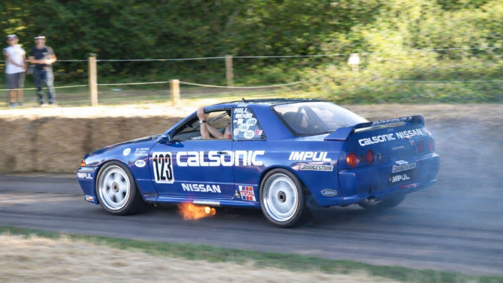 The legendary Nissan Skyline R32 GT-R in action