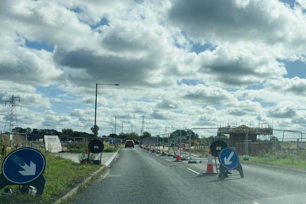Queues building around Monks Cross road closure - again