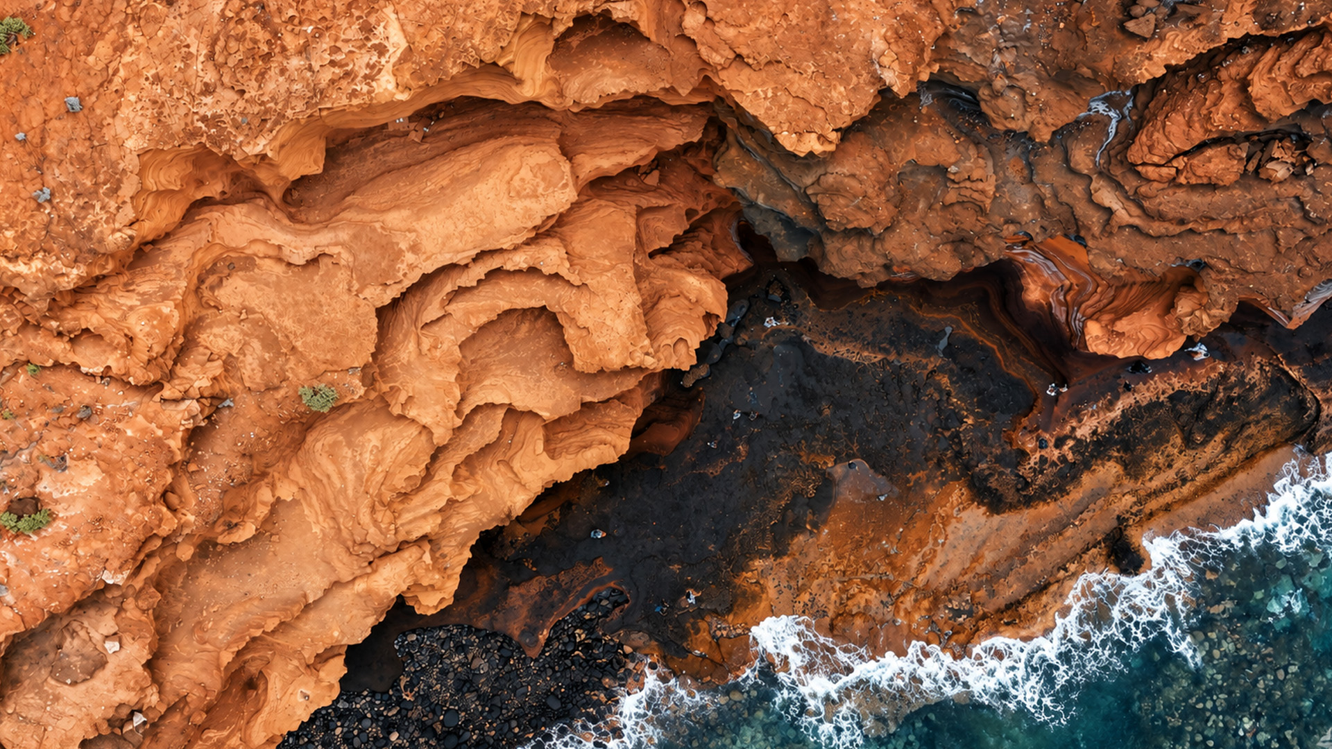 These rock formations look like they were sculpted by hand