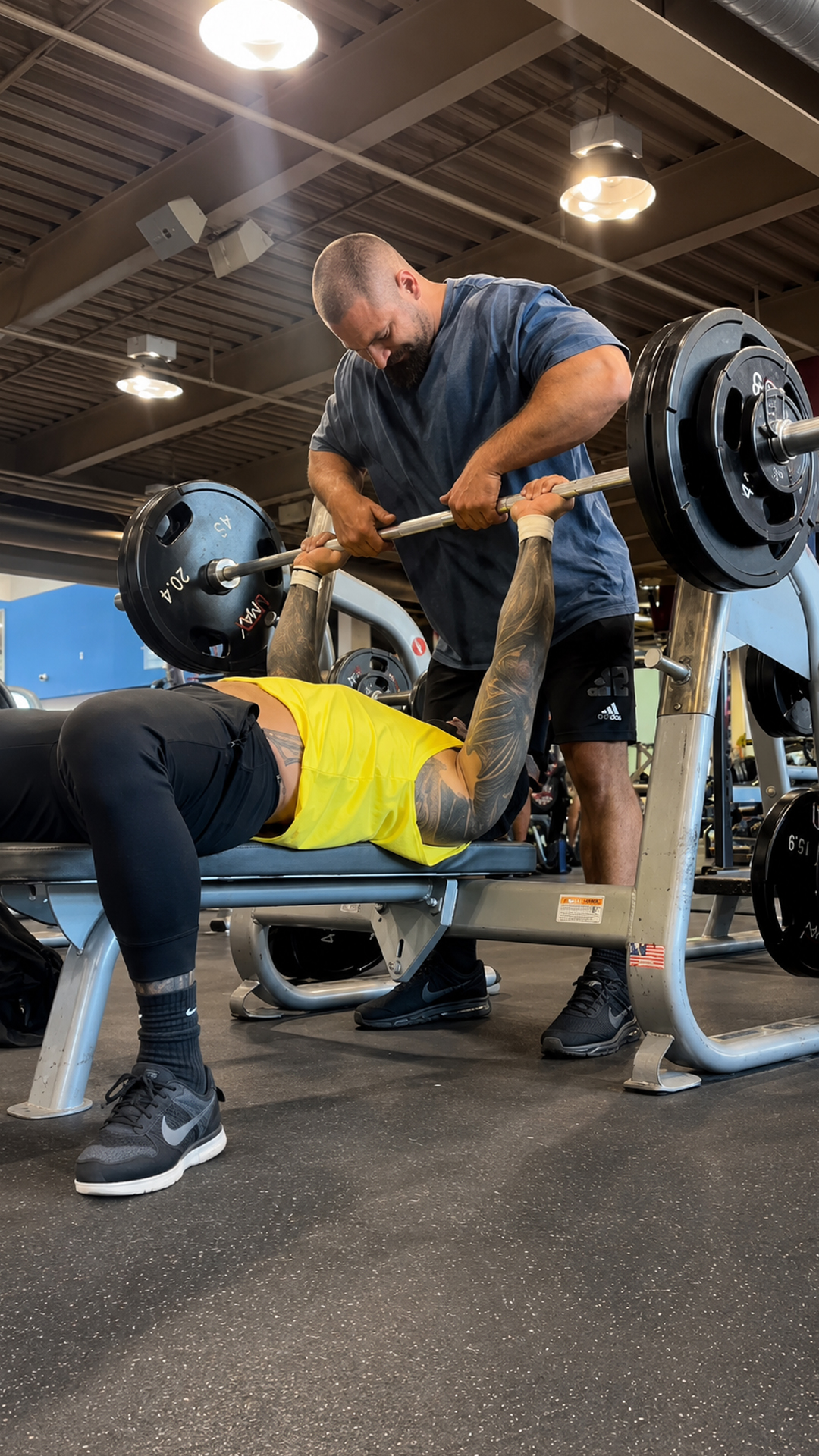 Jey Uso and Bron Breakker push hard in a joint gym session