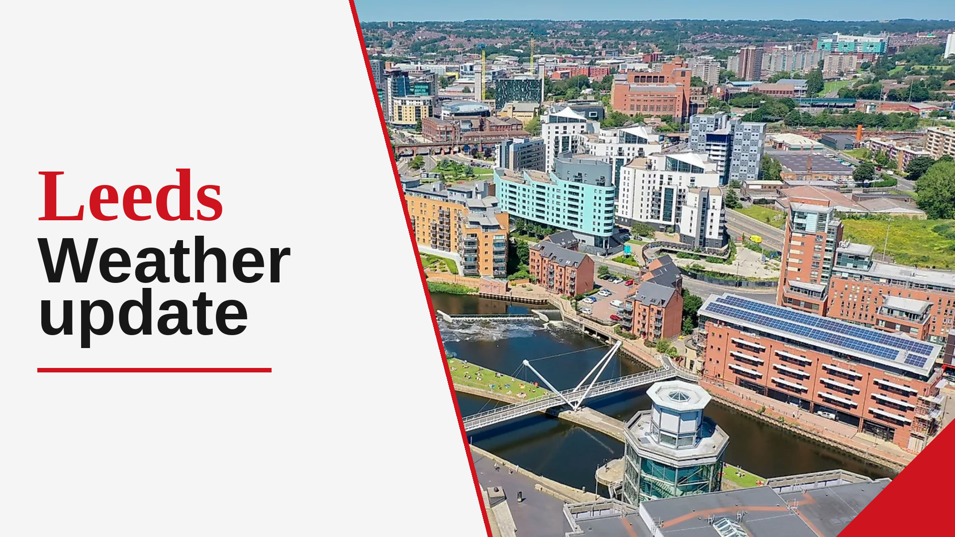 Leeds weather forecast: Sunny intervals and mild temperatures expected ...