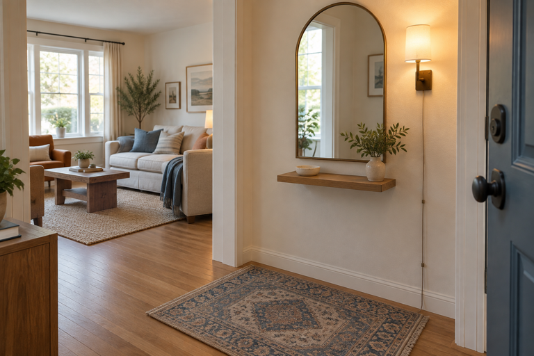 12 small entryway ideas that make coming home less chaotic