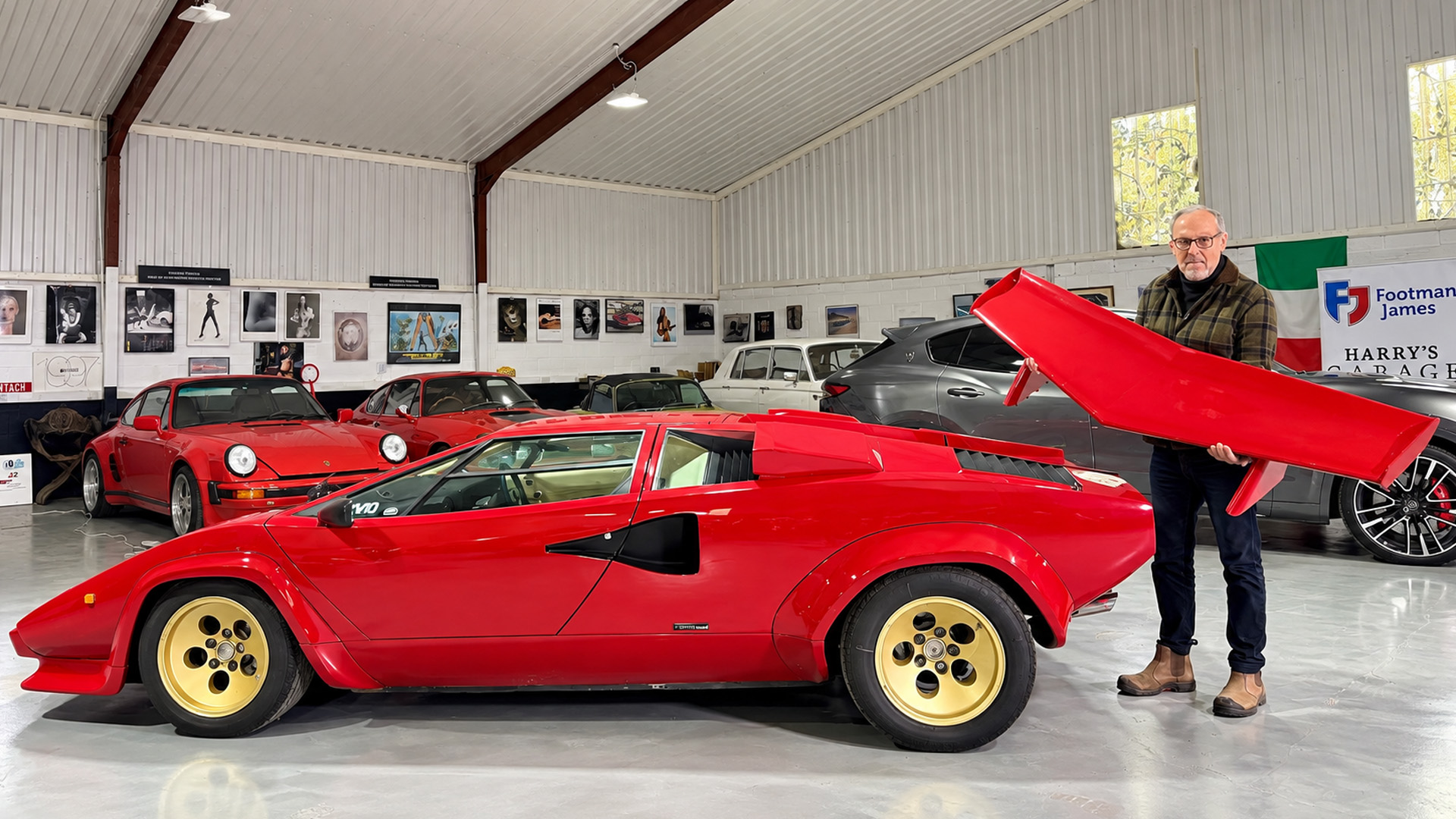 Lamborghini Countach gets its massive rear wing back