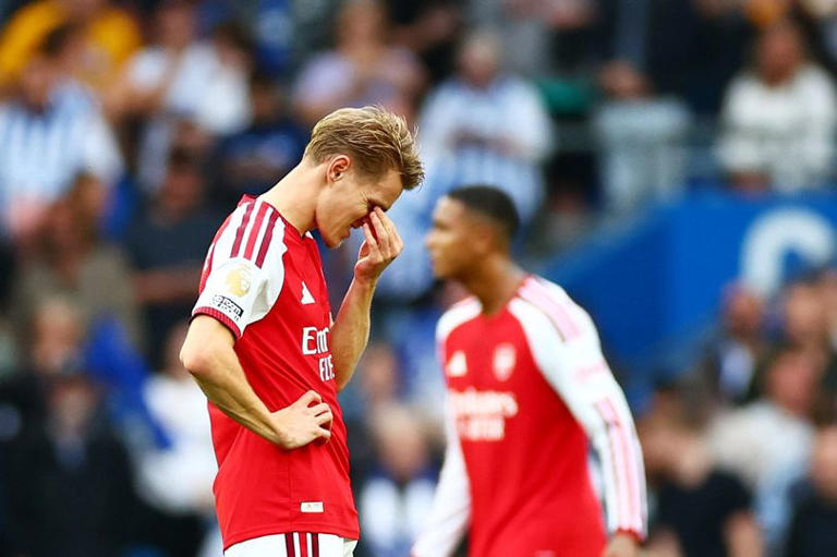 Arsenal thrashed 3-0 by Brighton as Mikel Arteta's terrible decision ...