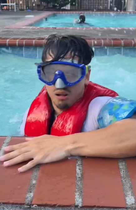 The danger of unsupervised kids at the pool