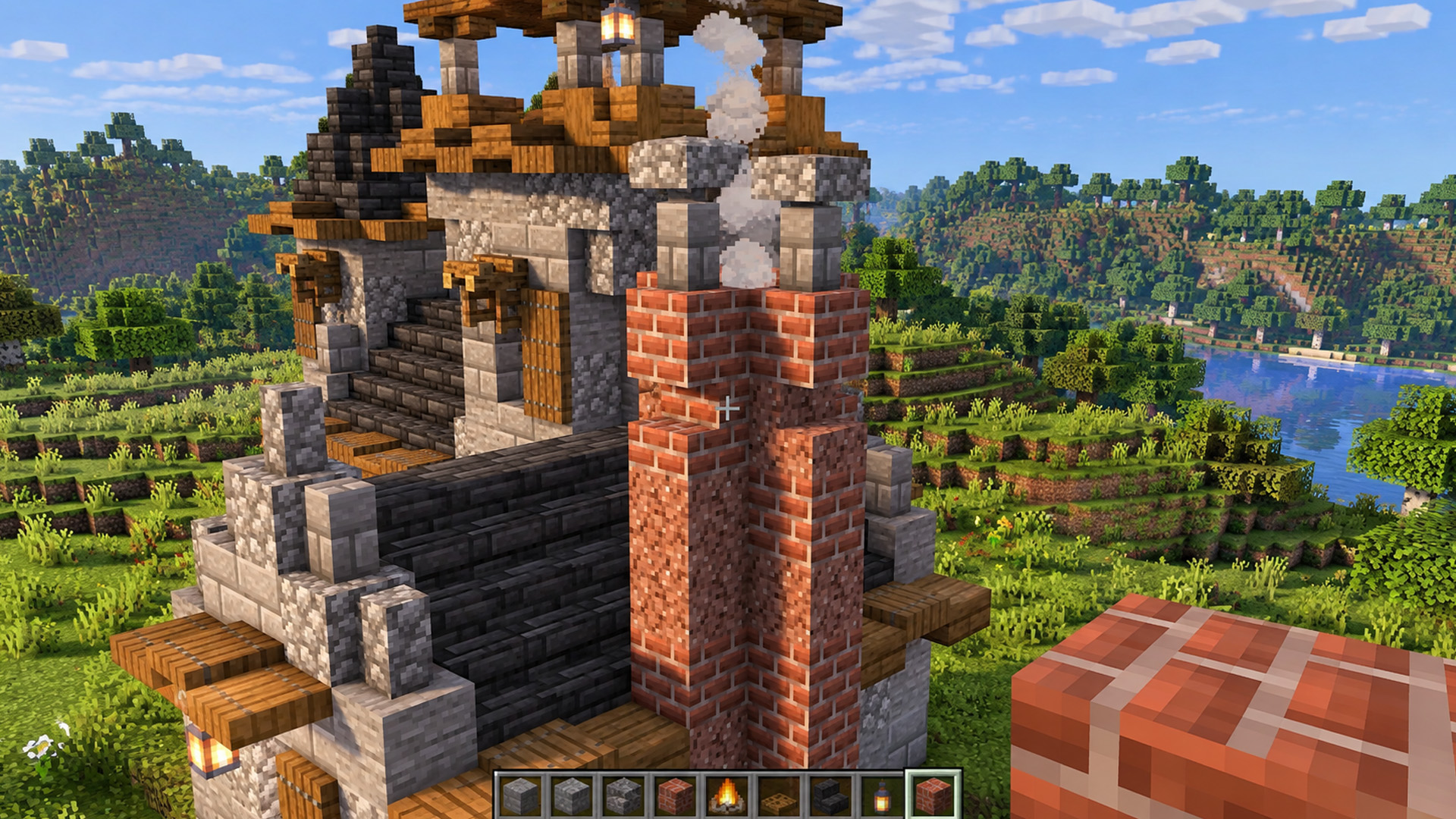 Minecraft survival castle build ideas for beginners