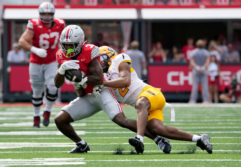 Julian Sayin still building chemistry with Ohio State WRs after Kent ...