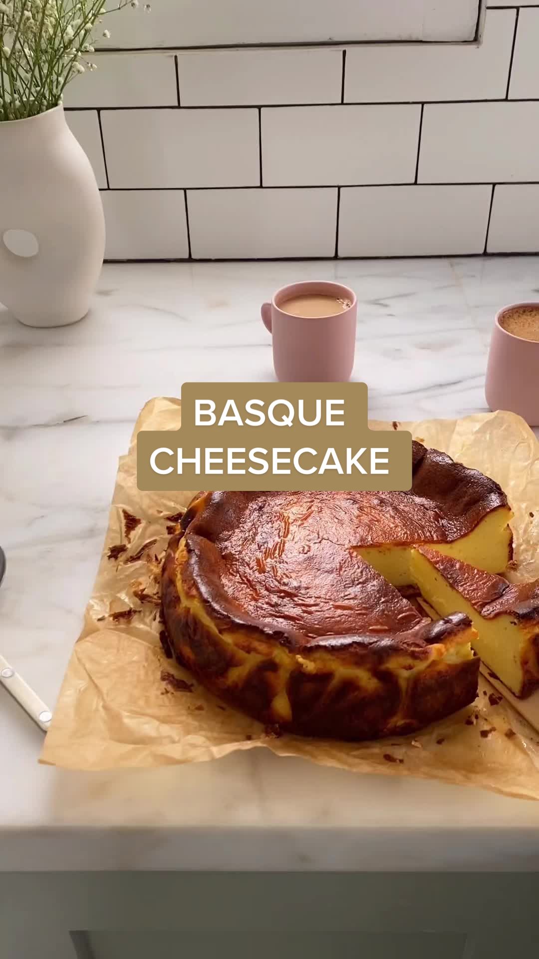 Basque cheesecake for the holidays