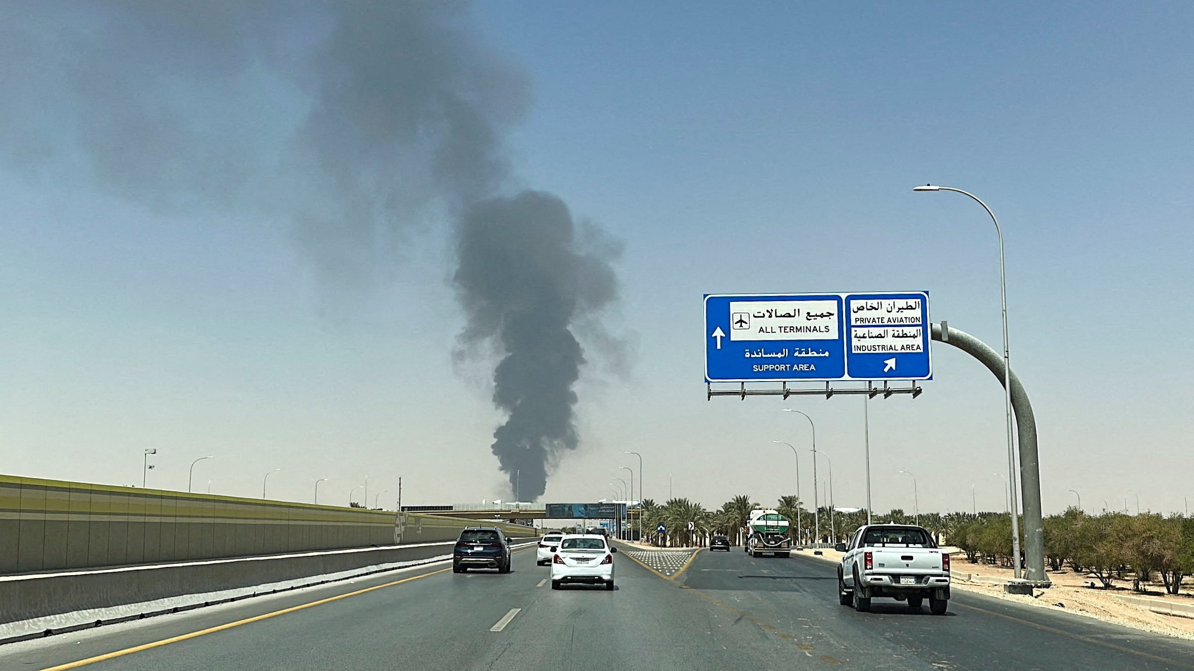 Saudi-led coalition says defences intercept Houthi missile fired at Riyadh