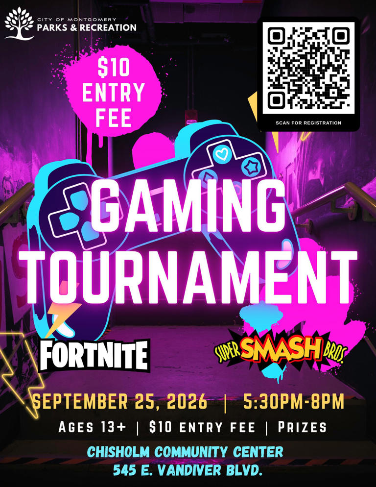 Montgomery Parks and Rec. to host community gaming tournament