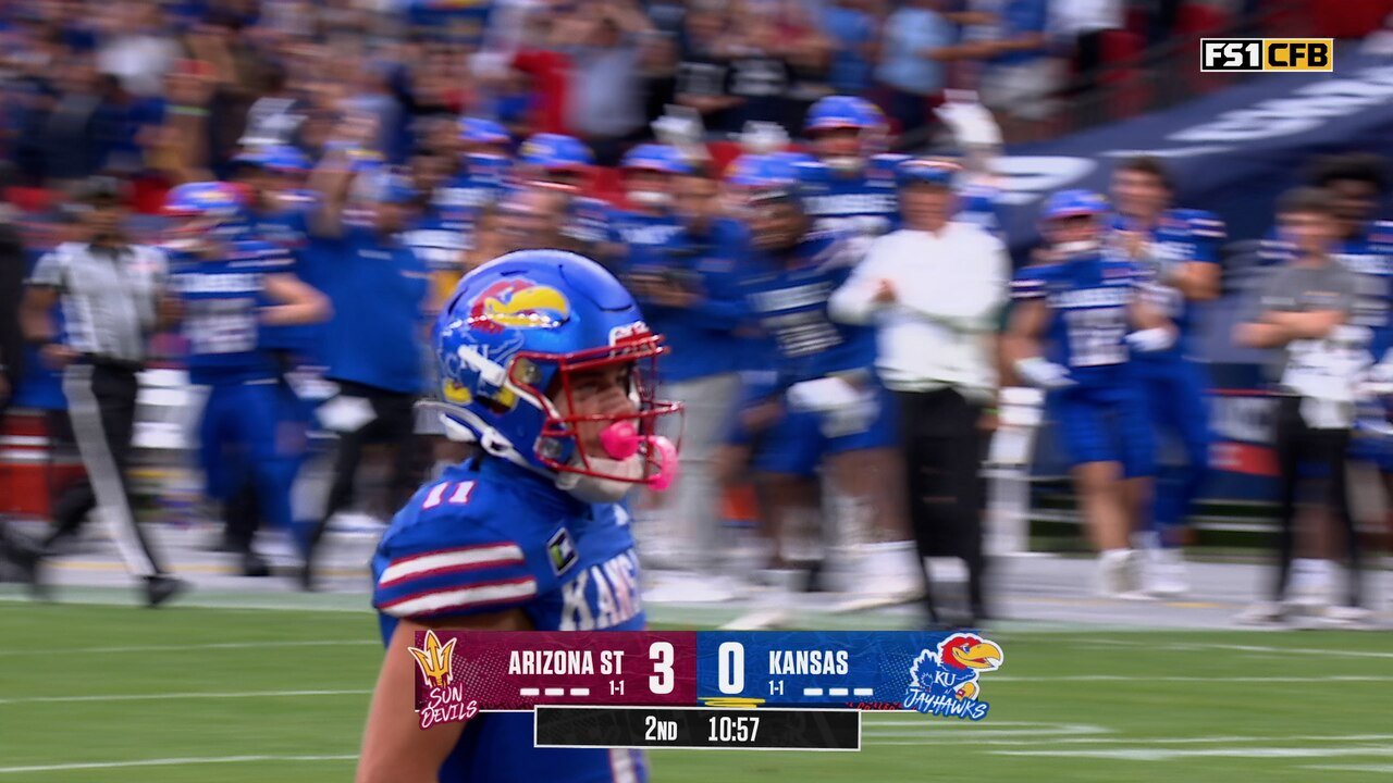 Tate Nagy returns punt for 72-yard TD, giving Kansas lead over Arizona ...