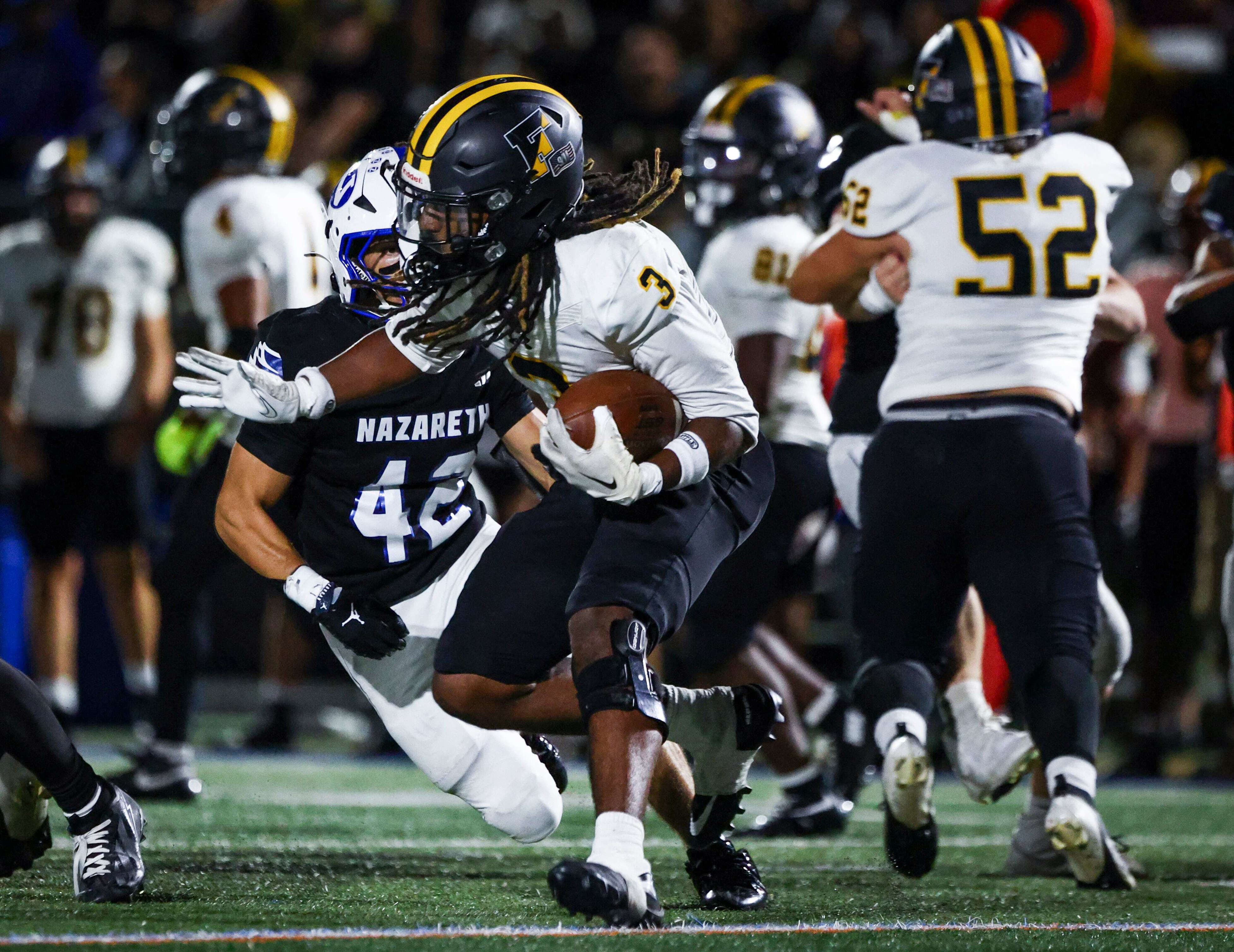 Nazareth football makes statement with stunning shutout of Freedom