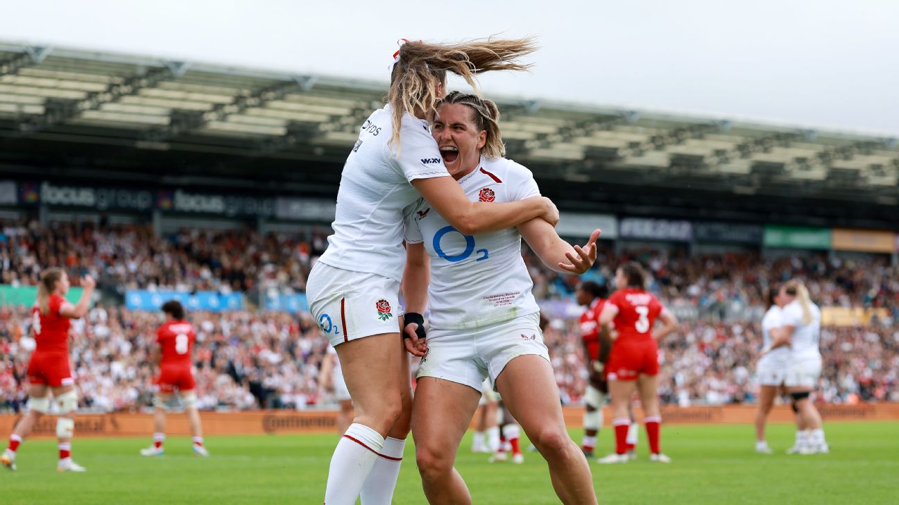 England 26-26 Canada: Red Roses' 39-game winning run ends after hectic draw