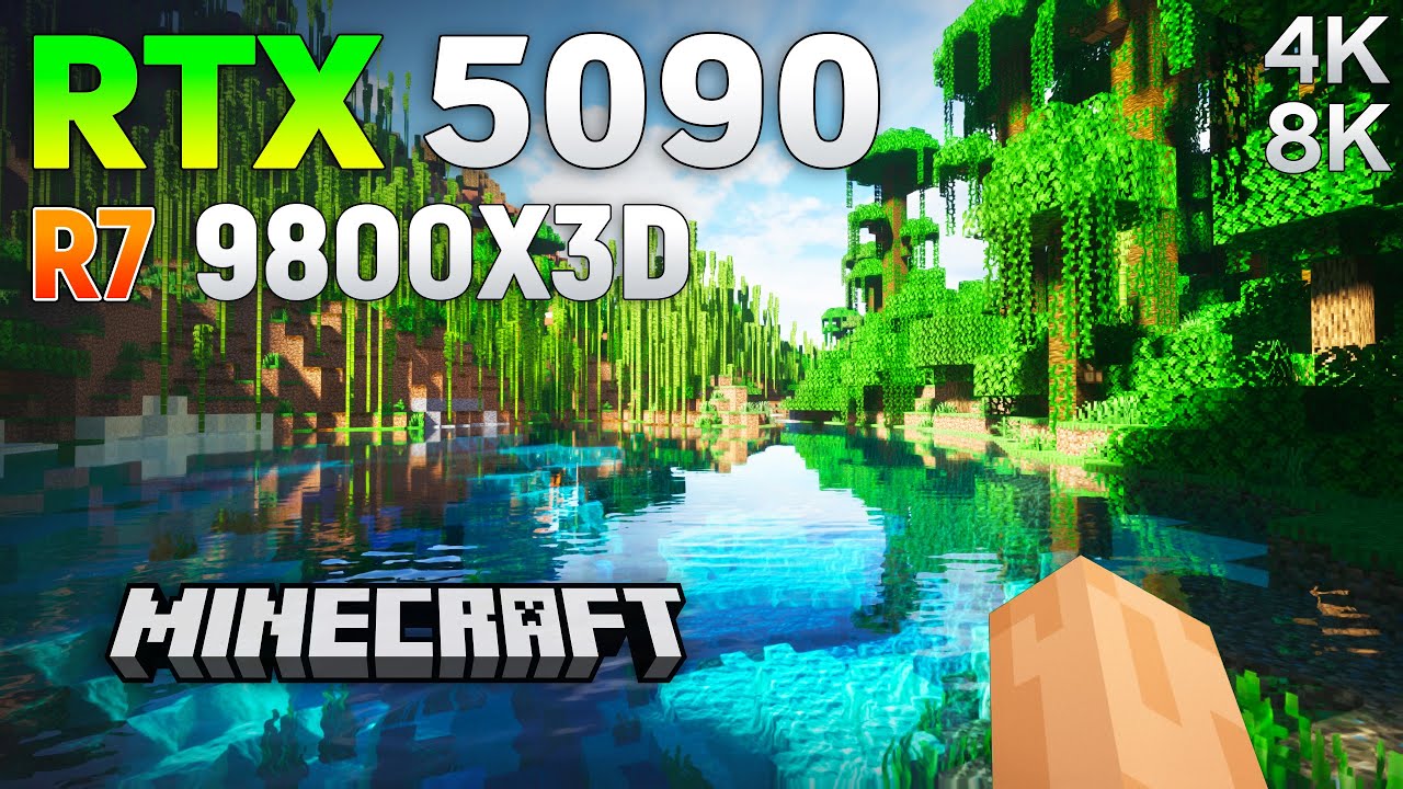 Minecraft with Shaders - RTX 5090 l 4K/8K