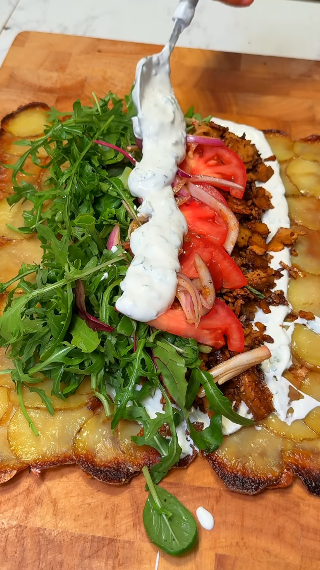 This crispy potato wrap redefines easy plant based meals