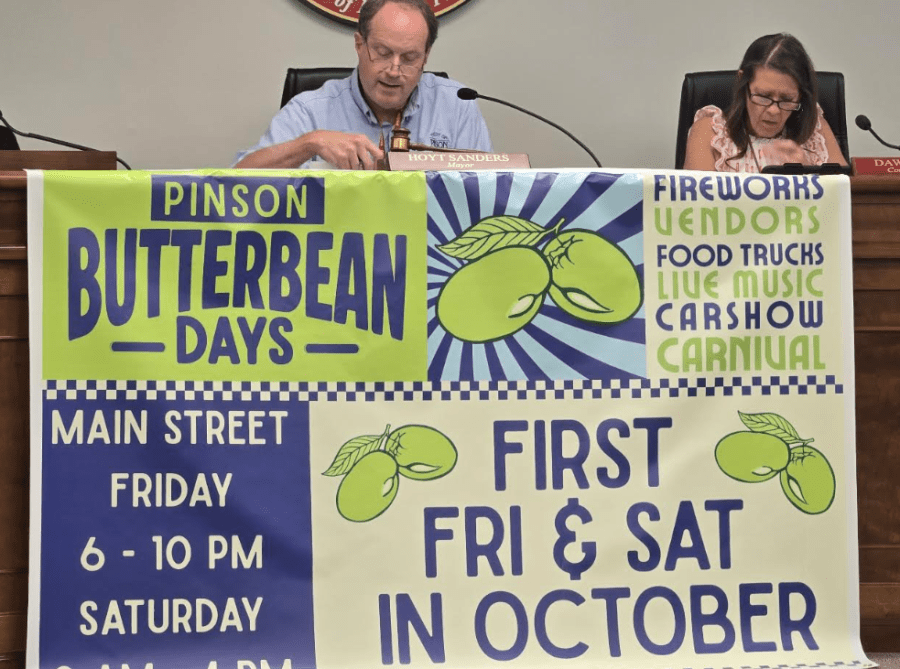 Pinson Council hears overview of upcoming Butterbean Days festival