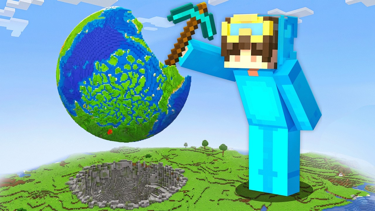 Minecraft but I mine 1 BILLION blocks