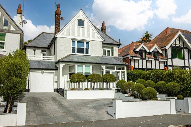 Westcliff home with sea views, cinema room and garden bar listed for £1.45m