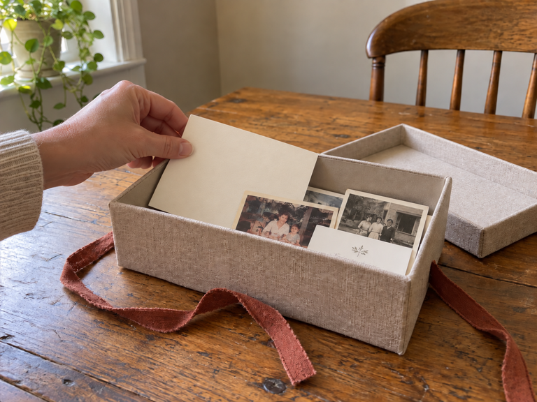 Make a family recipe time capsule that talks
