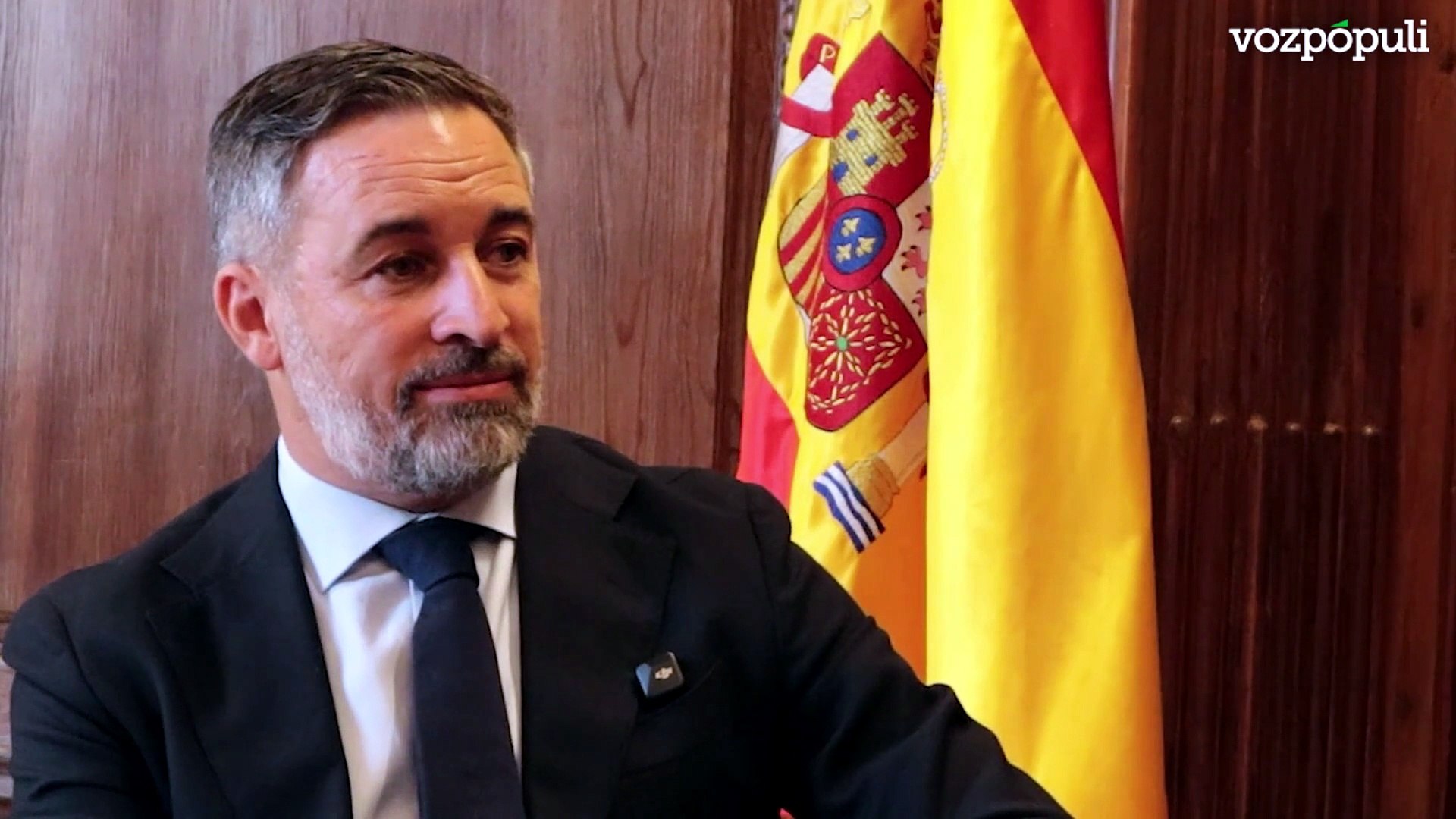 Santiago Abascal el día 20 de septiembre en Vozpópuli
