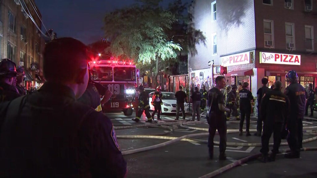6 firefighters injured battling Brooklyn restaurant fire, FDNY says