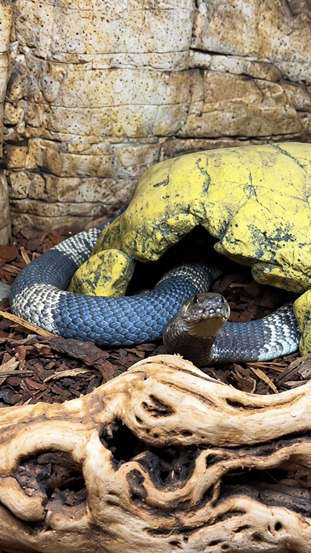 Egyptian cobra pattern variations make this hooded snake stand out