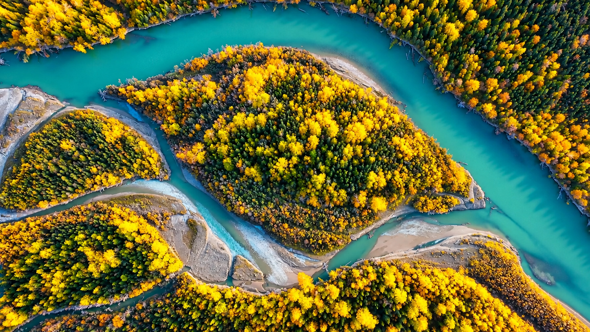 turquoise-rivers-wind-through-a-golden-autumn-forest