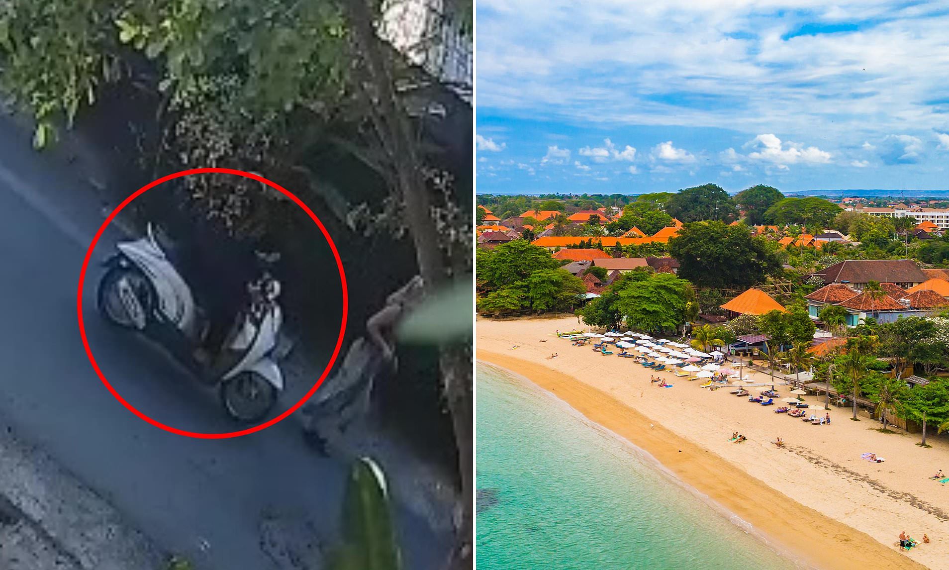 Chilling moment Aussie tourist, 74, is left injured after alleged bag ...
