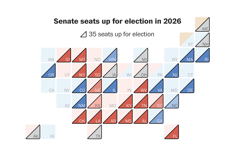 The Senate map is looking even better for Democrats. Here are races to ...