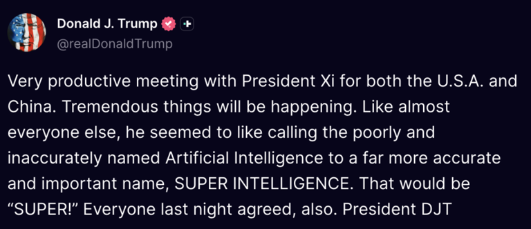 Marjorie Taylor Greene takes aim at Trump’s ‘super intelligence’ push ...