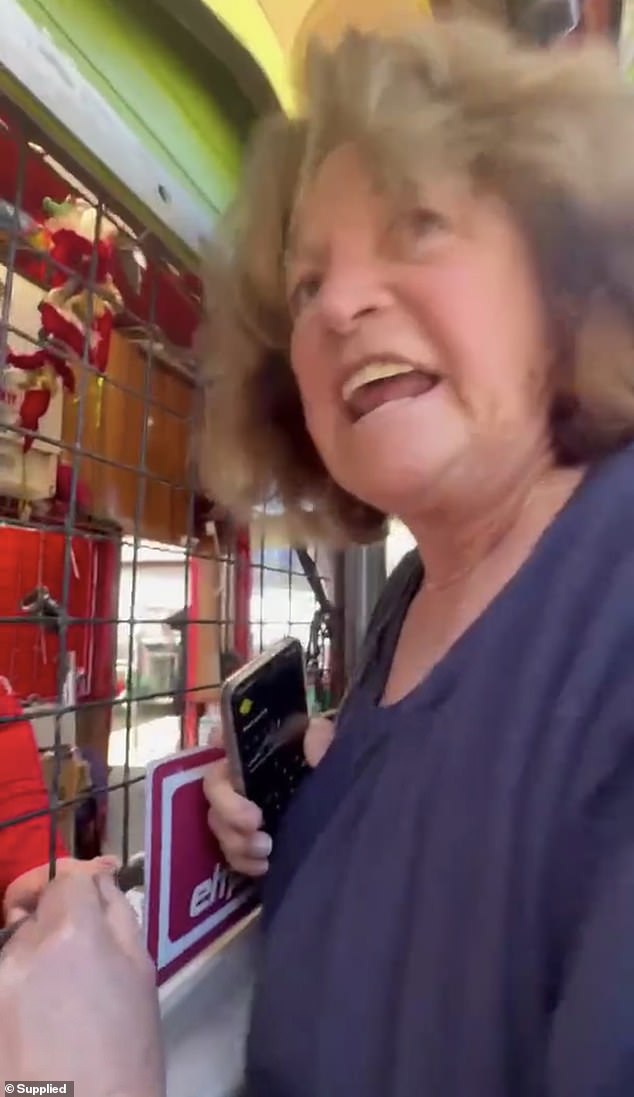 'Carousel Karen' erupts at mum in front of her baby as locals start ...