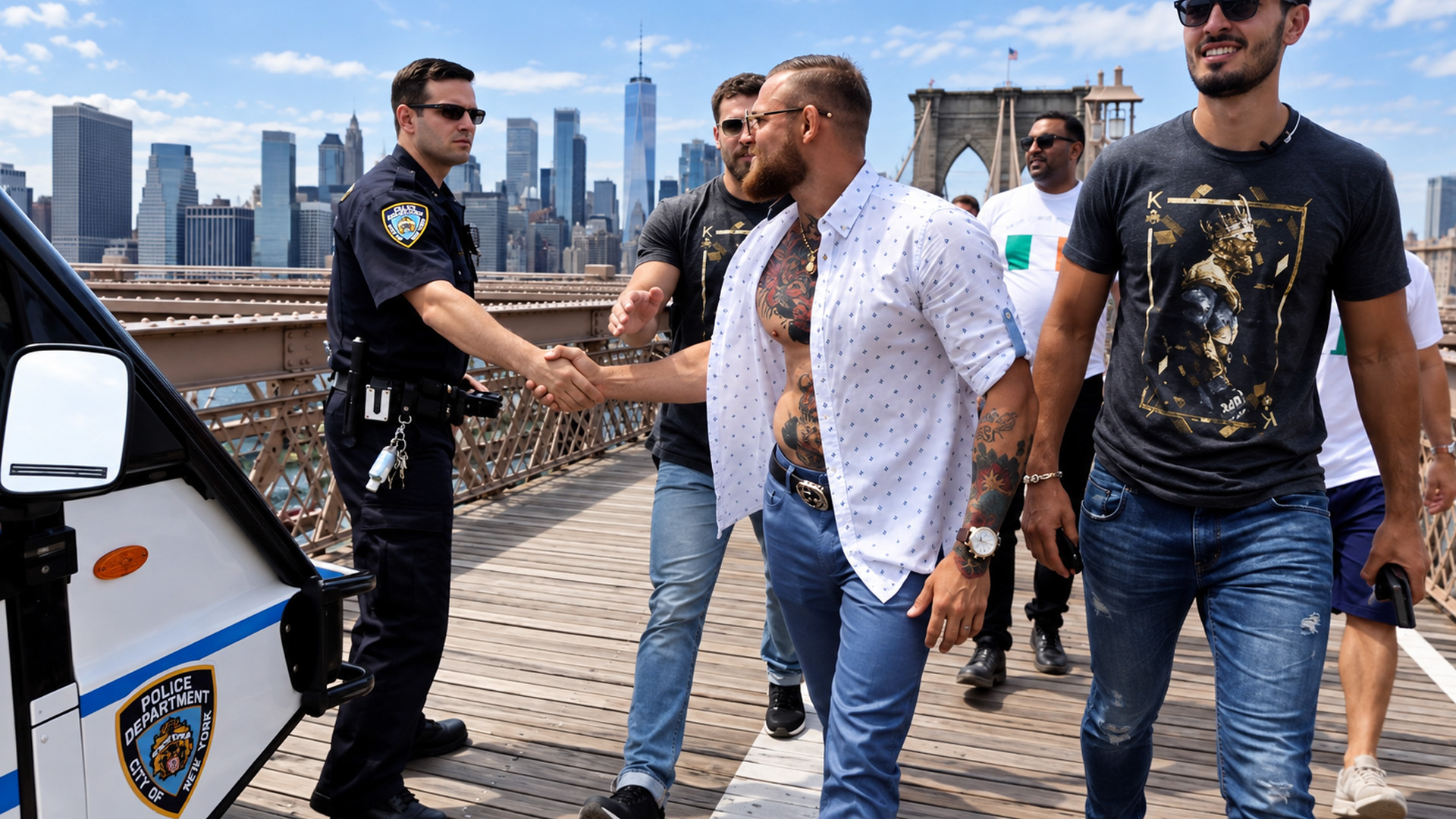 Fake security helps sell a Conor McGregor street prank