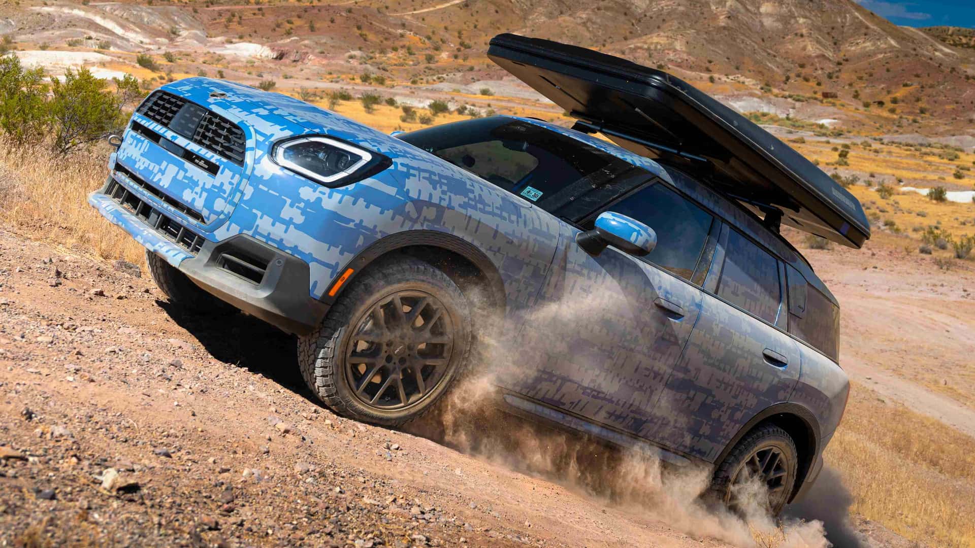 Mini sends Countryman with roof tent into Rebelle Rally