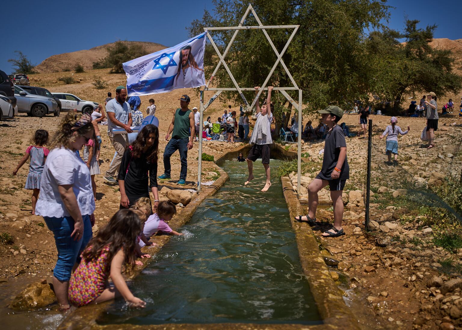 Settlers divert West Bank spring water as part of Israeli heritage site ...