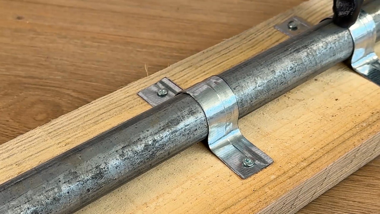 Pipe fastener installation #diy #useful #pipe #hack
