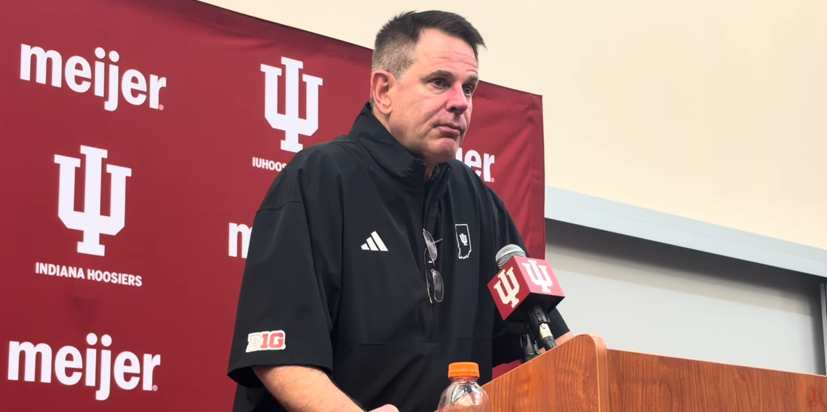 Curt Cignetti at the podium: Postgame press conference after Indiana’s ...